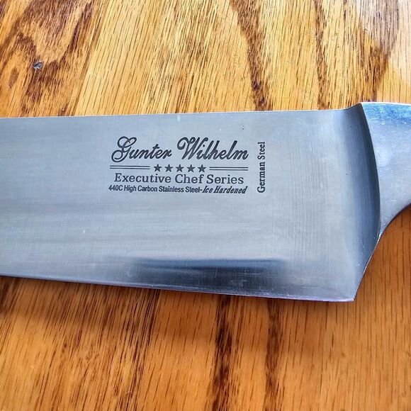 Gunter Wilhelm Executive Chef Knife 10" German Steel Ice Hardened - Picture 4 of 6